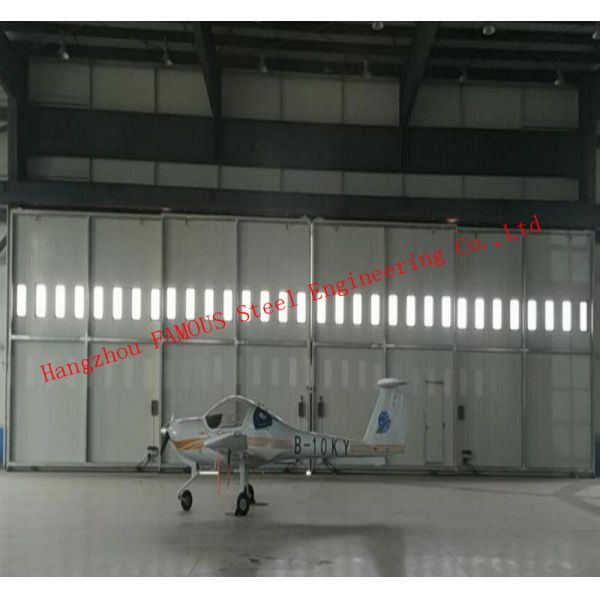 Industrial Steel Structure Aircraft telescopic Hangar Sliding Door