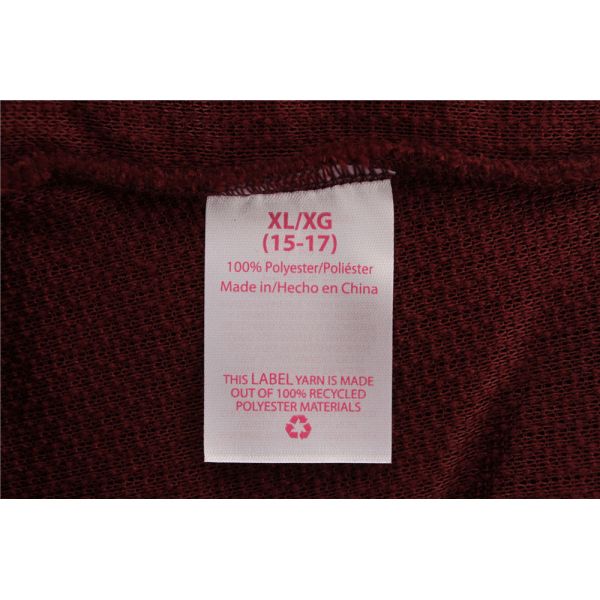 Ladies 100% Polyester 1/4 Zipper Casual Pullover Apparel