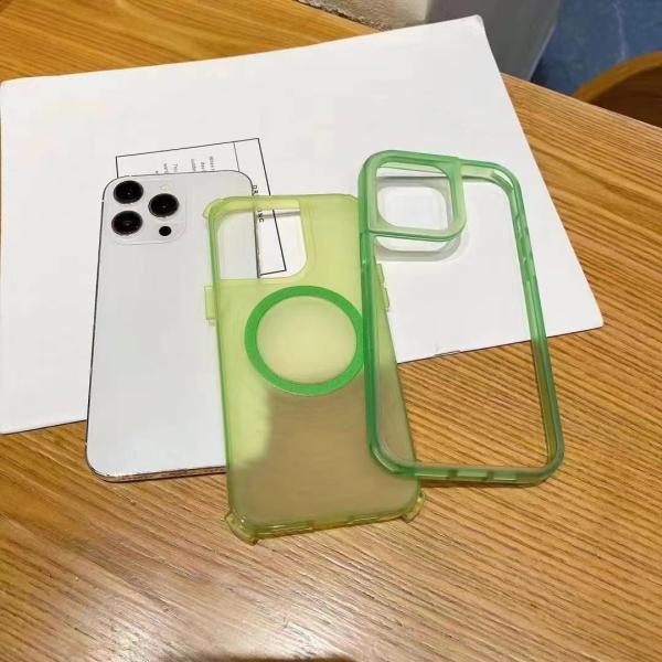 Wireless Charging Compatible Cell Phone Case With Card Slots And Anti Knock Protection