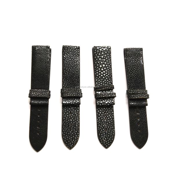 Genuine Python Leather Strap With Leather Buckle
