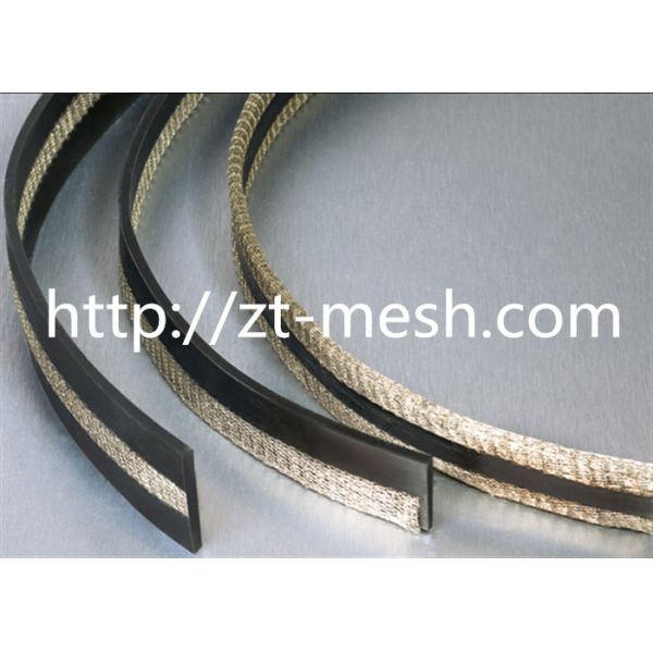 Oil Proof Knitted Wire Mesh Gasket Width 1-2000mm For Industrial Filter