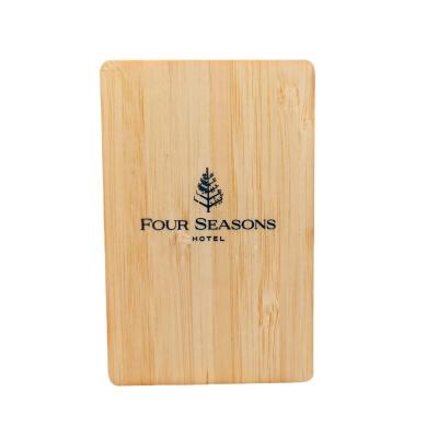 NTAG215 Wooden RFID Hotel Card  Hotel Room Access Card 85.5mm X 54mm