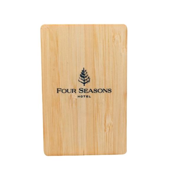 NTAG215 Wooden RFID Hotel Card  Hotel Room Access Card 85.5mm X 54mm