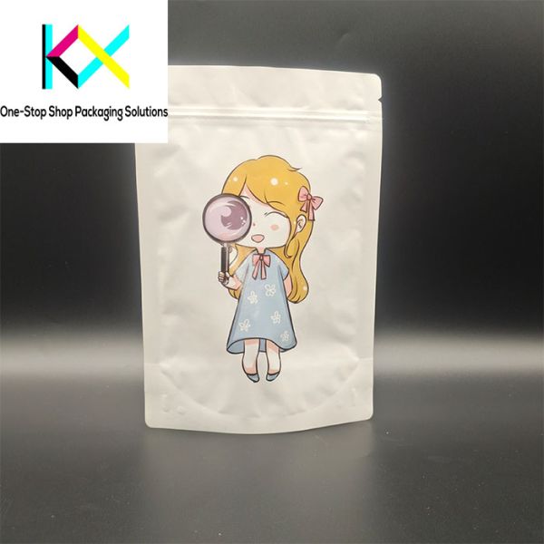 Double Size Stand Up Plastic Pouch Bags Customizable Moisture Resistance