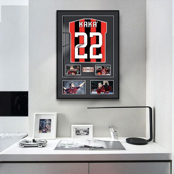 Rectangle Wall Art 3D Ronaldo Football Jersey Photo Frame for Living Room and Bedside