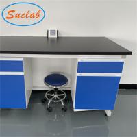 El mejor diseño resistente químico blanco gris azul de los muebles del laboratorio del banco de laboratorio del OEM de la calidad