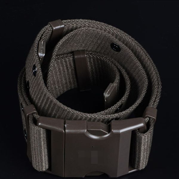 5cm Outdoor Hunting Gear 125cm Nylon Tactical Belt Metal Buckle