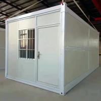 Steel Structure Folding Shipping Container House Prefabricated Design Fireproof Waterproof