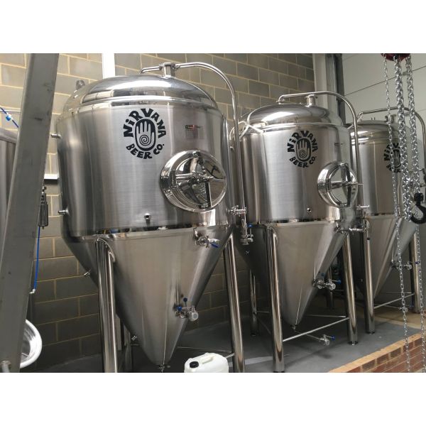 Silver Color Beer Making Machine , Craft Beer Plant Fermenting Equipment