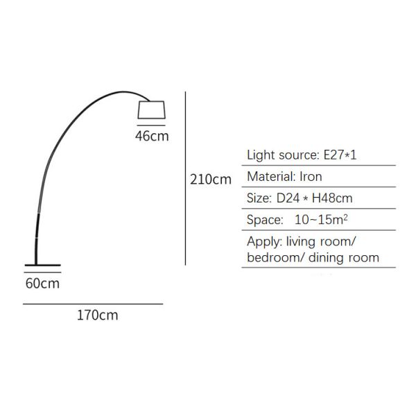 Popular Minimalist LED Standing Floor Lamp Modern Arc Novelty Light Twiggy Floor Lamp(WH-MFL-137)