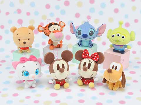 8inch Disney Big Head Classtic Characters Soft Doll Cartoon Stuffed Plush Toys