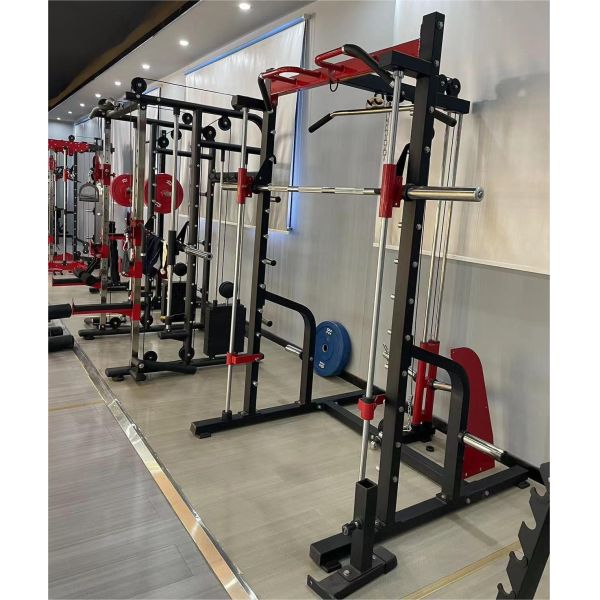 Adjustable Squat Rack Barbell Strength Training Rack Home Gym Commercial Use Fitness Equipment