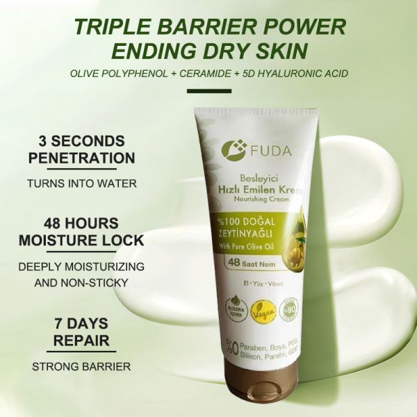 Pure Olive Hand And Body Lotion Moisturizing Repairing Itchy And Cracked Skin 100ml