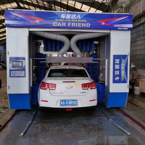 Single Rollover Bus Washing Machine For 24000*5114mm Moving Range