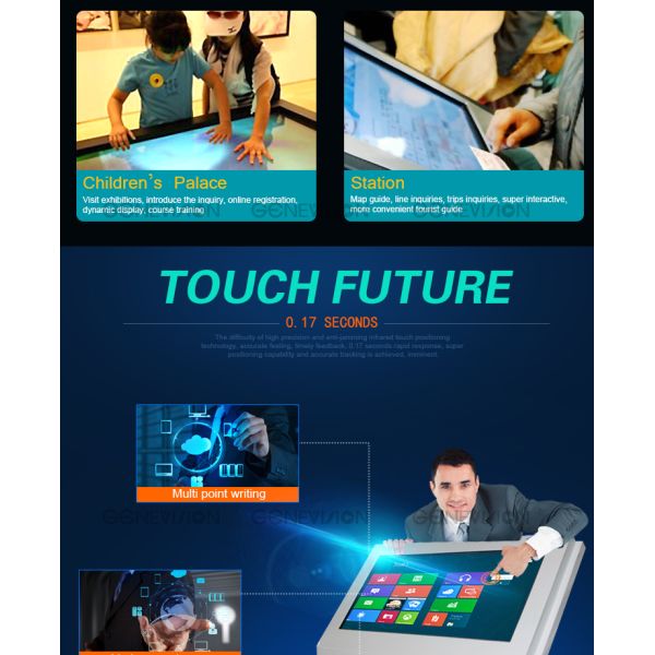 Ready Stock Supermarket Interactive PCAP Touch Screen Information Kiosk All In One I5 CPU Wifi Media Player Cabinet
