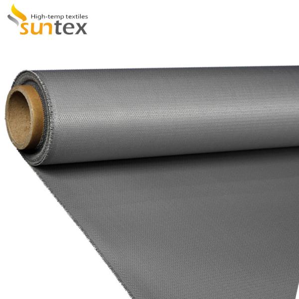 Pano/tela revestidos impregnados da fibra de vidro da borracha de silicone para a junção de expansão/cortina