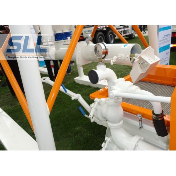 Construction Site Small Cement Silo / Low Level Cement Silos Detachable