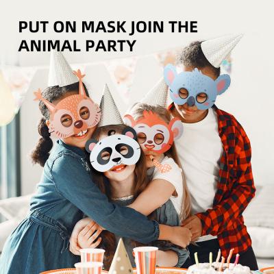 DIY Your Own Zoo Animal Masks Paper Arts Crafts for Kids Fun Home Activities