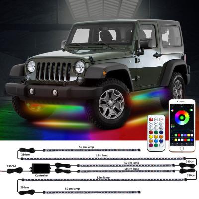 Dream Chasing Color Car Underglow Kit Neon Lights 50cm 120cm Waterproof
