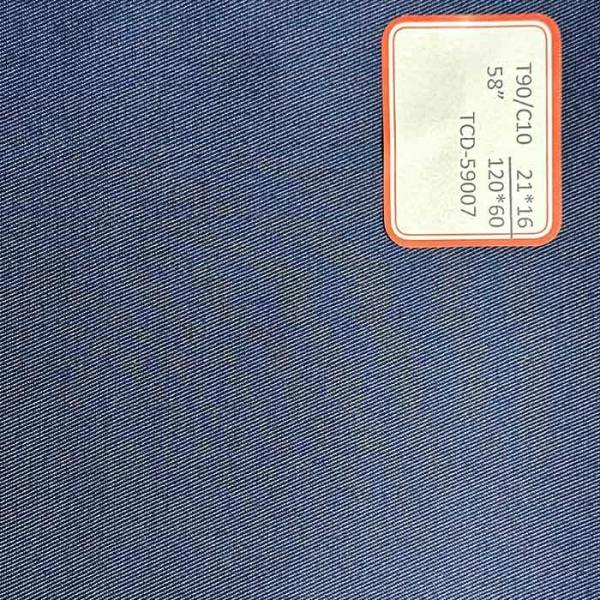 Twill TC90/10 Workwear Fabric 2116 12060 59'' Non Shrinking And Wear Resistant