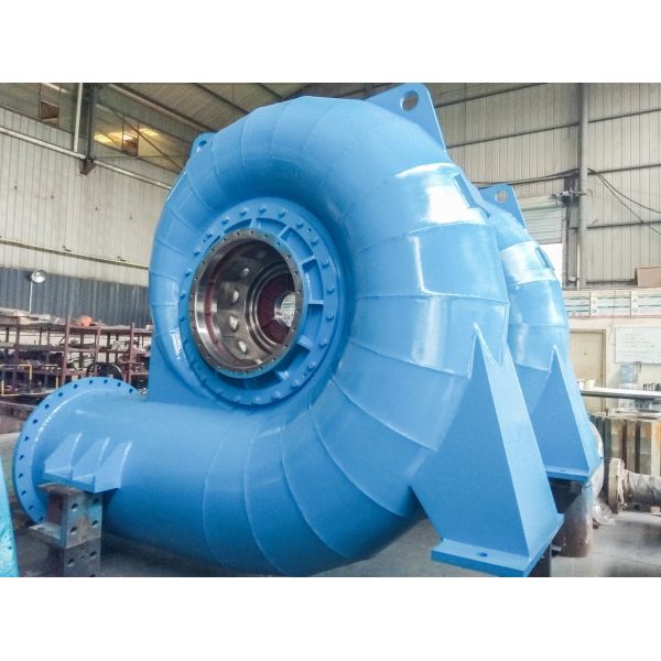 Turbine à eau à excitation statique au silicium avec méthode de refroidissement par air