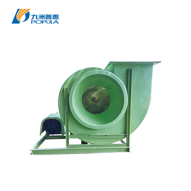 Belt Driven FRP Construction Centrifugal Fan Chemical Resistancec Plastic Exhaust Fan
