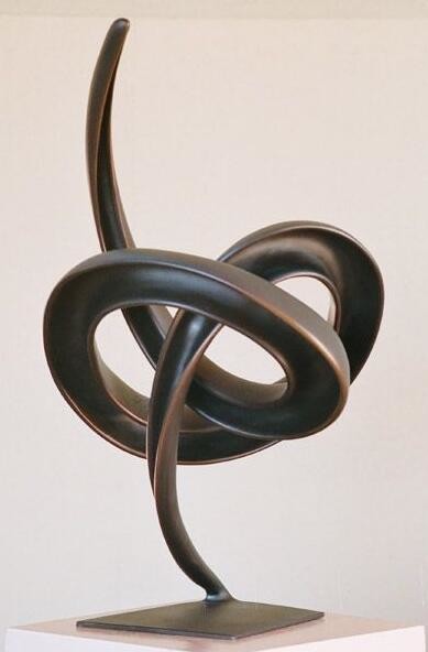 OEM Interior Copper Art Sculpture Painted Abstract Resin Sculptures