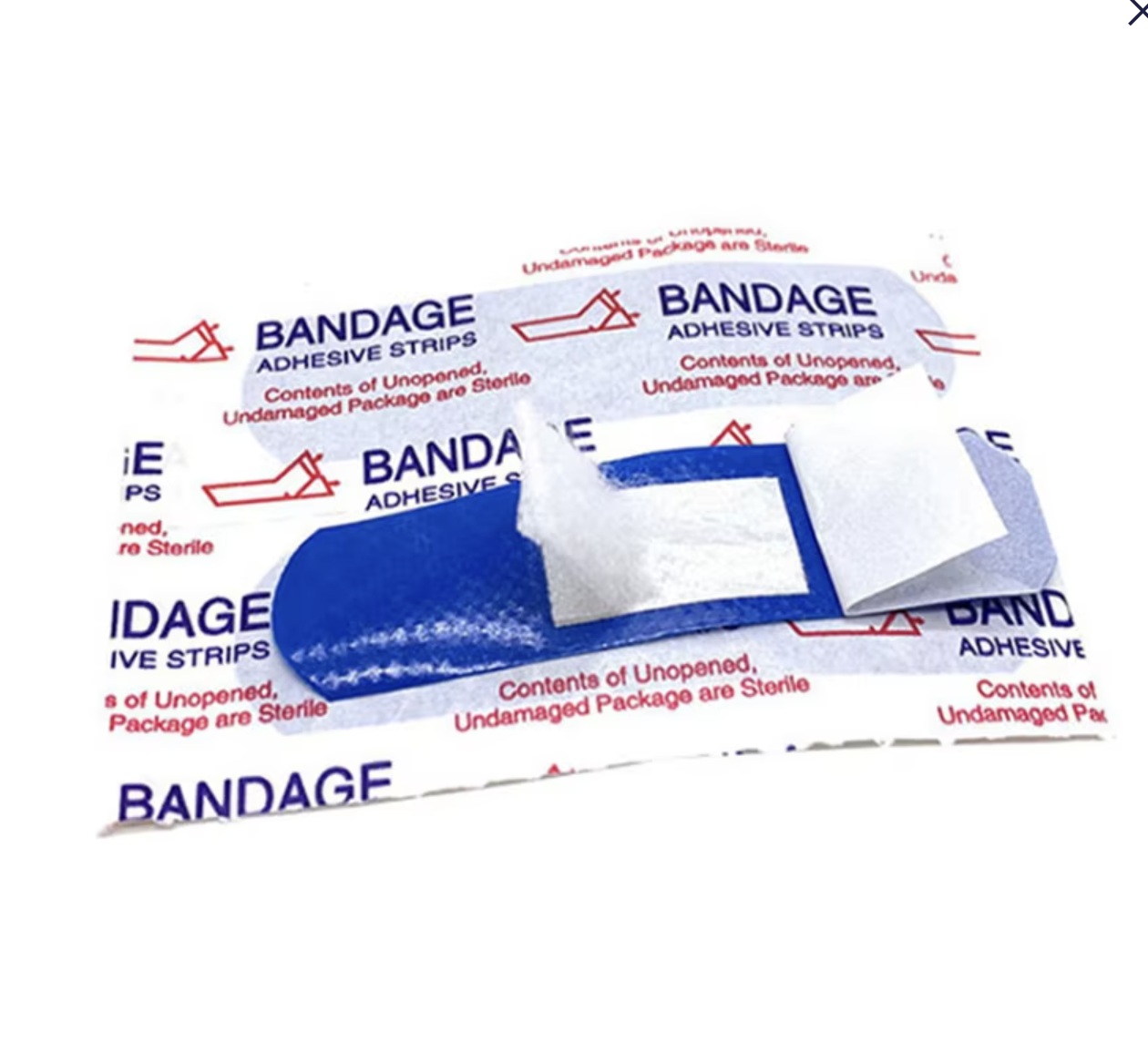 Produits de soins de plaies imperméables à l'eau Adhésif Bandage PE Band Aid 70x20