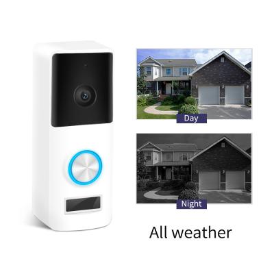 Telefone video da porta do IP de Tuya APP da campainha video de Smart 1080P 2MP WIFI