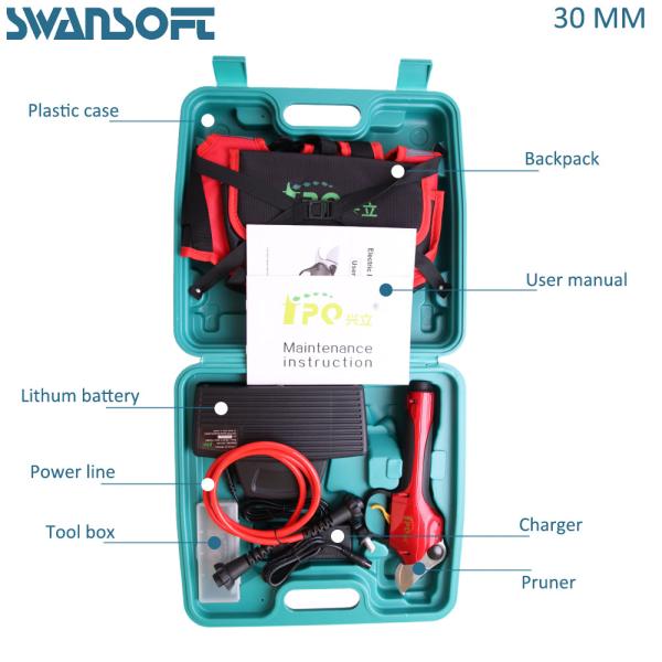 Swansoft Electric Pruning Shear And Electric Pruner With 30mm Cutting Size To Europe And Us