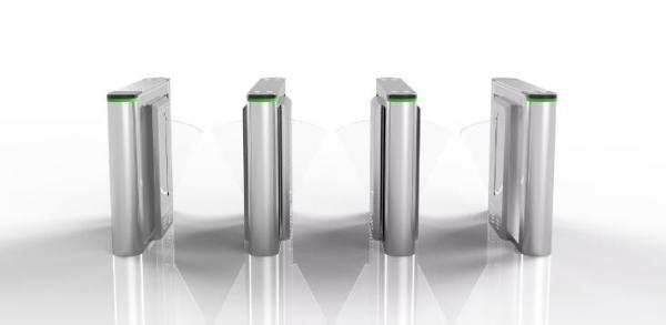Anti Breakthrough Acrylic Wing Flap Barrier Turnstile