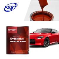 Vente en gros de peinture de couleurs solides 1K Peinture de voiture rouge Peinture automobile Spray de peinture