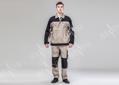 European Size Outdoor Safety Clothing Durable Cotton Twill Khaki Black