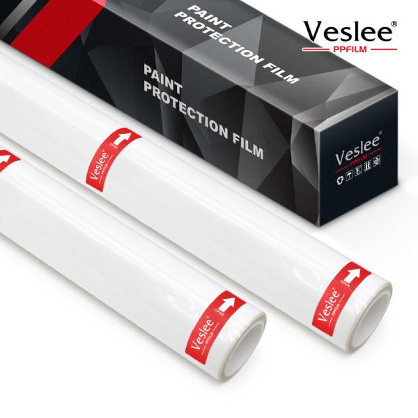 7.5mil Car Paint Protection Film Glossy PPF Anti Yellowing Hydrophobicity Self Healing