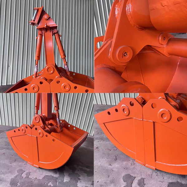 Heavy Duty Excavator Clam Bucket Hydraulic For 320 ZX200