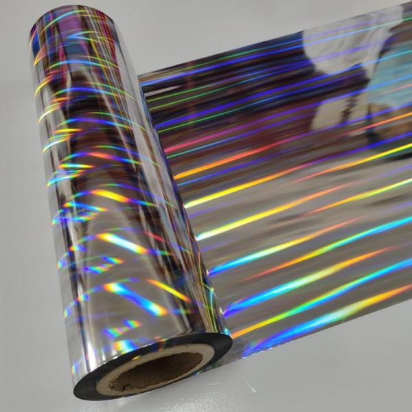 Recyclable Metallized Holographic Paper Sheets / Roll Customized Environment Friendly