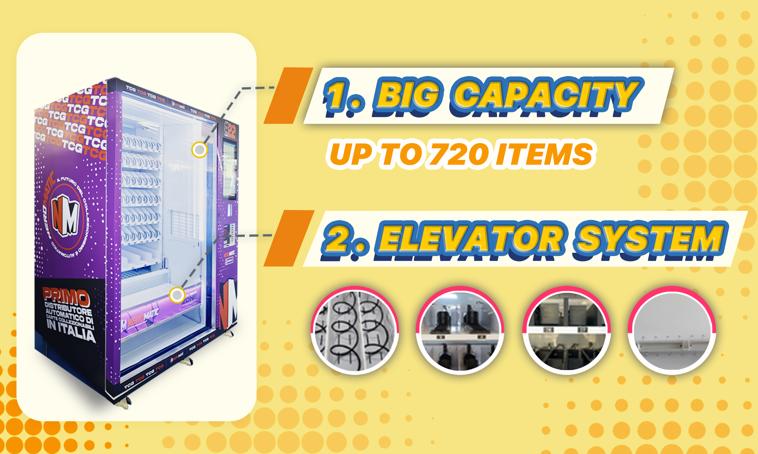 WEIMI Smart Snack and Drink Vending Machine for Parks — Elevator Delivery & Remote Management