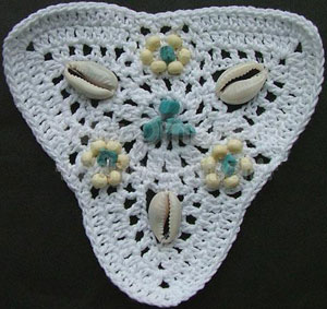 vintage crochet cup mats round motif doilies Crochet Applique headband flowers boutique