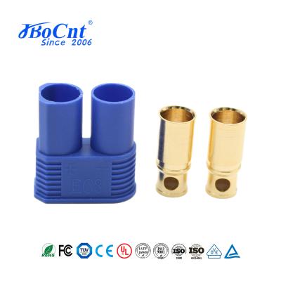 High Current EC8 8mm Bullet Connector Gold Plated Banana Plug Socket Female Male Connector