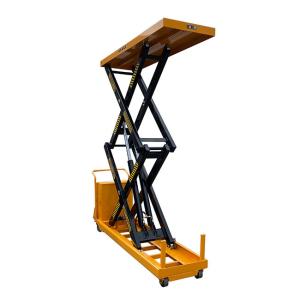 24V bateria 2 Ton Portable Scissor Lift Tables Max Height 1400mm