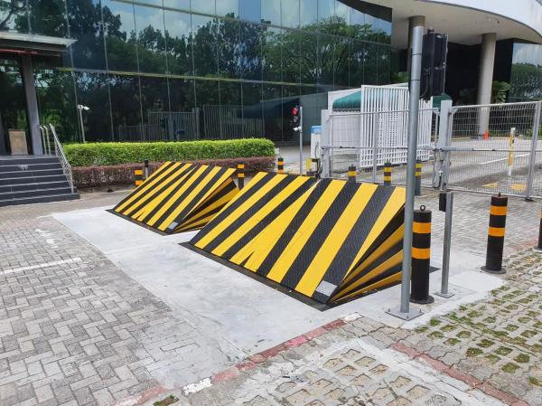 Sistema de bloqueio de bloqueadores de estradas de largura de 3000 mm-5000 mm para proteção de pedestres
