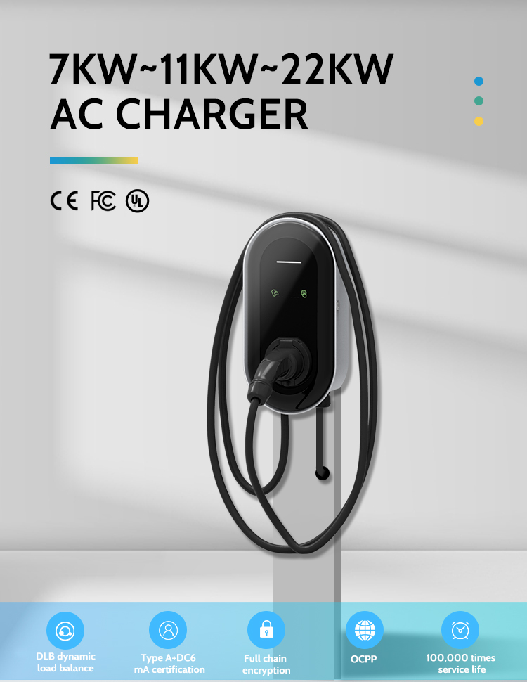 BYD Song Plus EV Car Type 1 настенное зарядное устройство с RFID-началом и стандартом зарядки GB/T