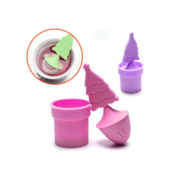 Christmas Tree Shaped Silicone Loose Leaf Tea Infuser 25g 11.5x5.5x5.5cm