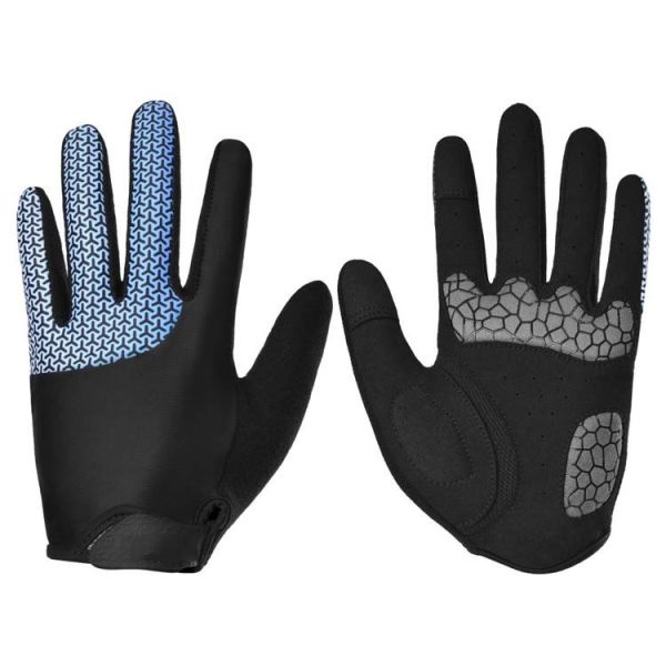Customizable Pattern Full Finger Cycling Motor Cycle Gloves Breathable and Shockproof