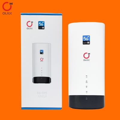 Olax 4G 5G CPE G5018 Dual Bands Enterprise 1200Mbps 5g Wifi Router with sim card slot