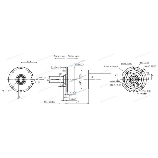 High Speed Integrate FORJs Slip Ring with HDMI and Fiber Optic Rotary Joint