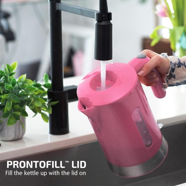 Caldeira Elétrica sem BPA 1.7L aquecedor de água fervente rápido desligado automaticamente para cafetera de café