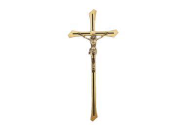 Funeral Crucifix Gravestone Decorations , Cemetery Stone Decorations Light Weight