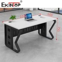 Bureau de bureau personnalisable en chêne massif avec armoire