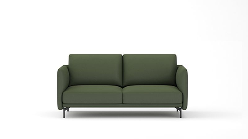 Modern Minimalist 2 Seater Reception Sofa For Executive Lounge Area